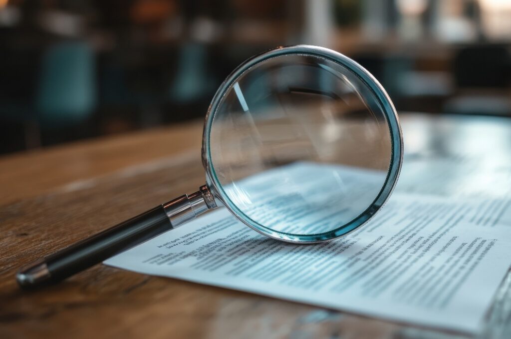 Magnifying Glass on Contract: Unveiling Details